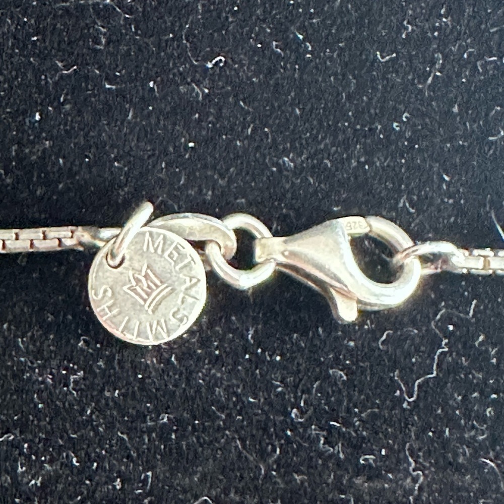 🍄Metalsmith 16 inch silver 925 box chain - Picture 6 of 7